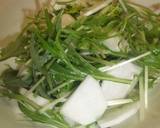 蕪と水菜と小海老のサラダ作り方3写真