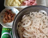 梅風味レンコン＆ポテト作り方1写真