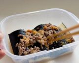 レンジで簡単！なすと豚ひき肉の炒め風｜夏バテに作り方6写真