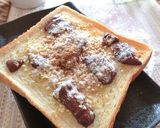 胡麻×チョコの塩ミルキートースト作り方3写真