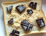 ピーナッツ×チョコの塩ミルキートースト作り方2写真