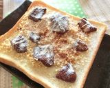 ピーナッツ×チョコの塩ミルキートースト作り方4写真