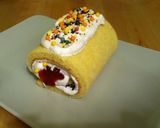 子供と一緒に♡卵2個&HMでロールケーキ作り方12写真