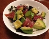 おうちでカフェごはん*まぐろアボガド丼作り方6写真