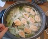ふんわり鶏団子鍋作り方4写真