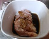 レンジで簡単!鶏肉の梅しそ酒蒸し作り方1写真