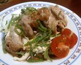 レンジで簡単!鶏肉の梅しそ酒蒸し作り方4写真