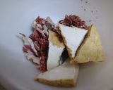 牛肉厚揚げ炒め作り方1写真