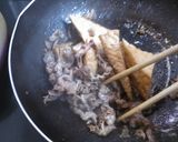 牛肉厚揚げ炒め作り方2写真