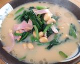 ほうれん草と大豆のバターソテー作り方5写真