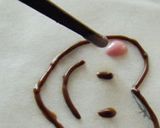字が書けたらできるﾊﾞﾚﾝﾀｲﾝチョコ作り方9写真