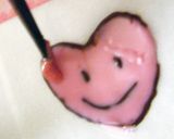 字が書けたらできるﾊﾞﾚﾝﾀｲﾝチョコ作り方12写真