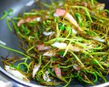蟹カマと豆苗入りきざみ昆布のきんぴら風作り方5写真