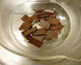 ❤板チョコでロックチョコ❤いちご添え作り方2写真