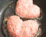 バレンタイン♪ハートのハンバーグ作り方5写真