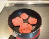月見バーガー風。作り方3写真