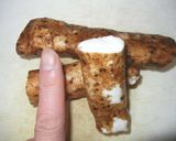 焼きなめこの山かけ作り方1写真