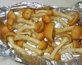 焼きなめこの山かけ作り方3写真