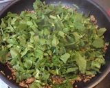 大根葉と豚ミンチの醤油麹炒め作り方5写真