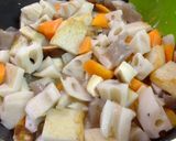 カリッと美味しい✿レンコンの旨煮。作り方3写真