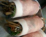 きんぴらごぼうで★肉しそ巻作り方3写真