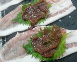 きんぴらごぼうで★肉しそ巻作り方1写真