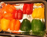 超簡単なもう一品！パプリカのオーブン焼き作り方1写真