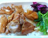 早く！美味しく！「焼き鳥丼弁当」作り方4写真