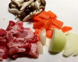 お蕎麦屋さん風カレーうどん作り方1写真