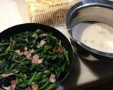 ほうれん草と長芋のグラタン作り方1写真