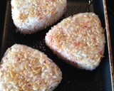 ちりめんじゃこと梅の焼きおにぎり作り方4写真