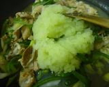 豚肉と長ネギのおろしポン酢パスタ作り方8写真