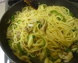 豚肉と長ネギのおろしポン酢パスタ作り方10写真