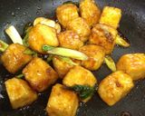 台湾料理★豆腐の甘酢照り焼き★紅燒豆腐作り方13写真