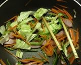 男子が喜ぶ☆カラオケ店の焼きうどん風作り方2写真