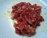 簡単☆柚子と塩麹でサッパリ味の牛肉炒め作り方1写真