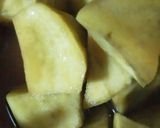 ルクエでサツマイモのレモン煮作り方1写真