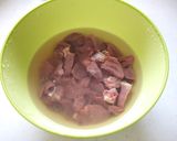 旨い☆鶏レバーの塩麹＆ごま味噌煮作り方1写真
