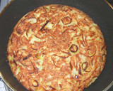 小麦粉不使用・ネギのお好み焼き作り方4写真