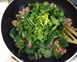 ほうれん草★豚肉★ひじき★栄養バランス丼作り方5写真