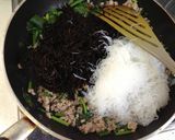 ほうれん草★豚肉★ひじき★栄養バランス丼作り方6写真