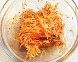 キャロットラペ ハニーマスタード味作り方3写真
