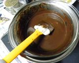 甘夏果肉in☆チョコケーキ♡作り方5写真