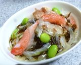 かにかまと玉葱のもずく酢和え作り方6写真