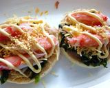 かにかま＆わかめのトースト　ごま風味作り方4写真