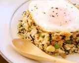 繊維たっぷり♪ごぼうとひじきの玄米炒飯作り方9写真