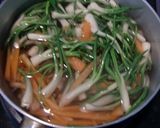 あさつきとニンジンの、七味辛し酢味噌あえ作り方2写真