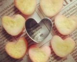 ピンクのはんぺんハート お弁当に＊作り方6写真