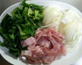 フライパンひとつ♪♪クリームスパゲティ作り方1写真