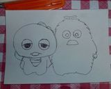 キャラ弁　ガチャピンとムック作り方1写真